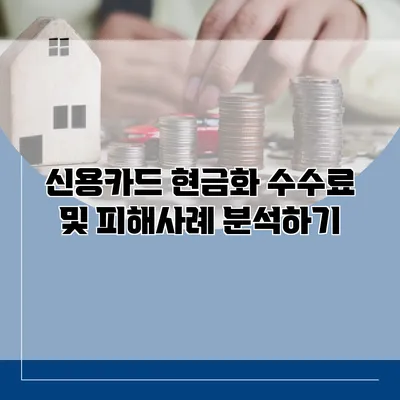 신용카드 현금화 수수료 및 피해사례 분석하기
