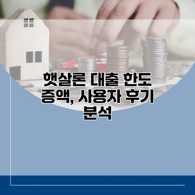 햇살론 대출 한도 증액, 사용자 후기 분석