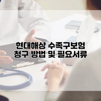 현대해상 수족구보험 청구 방법 및 필요서류