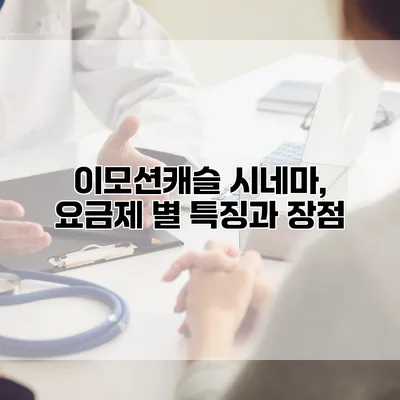 이모션캐슬 시네마, 요금제 별 특징과 장점